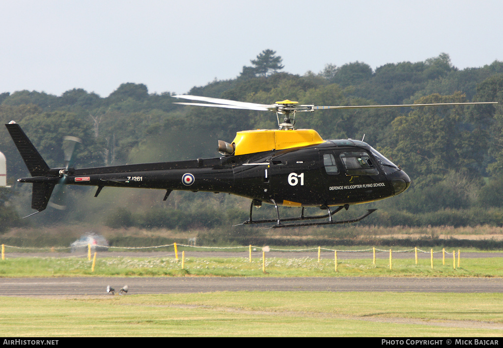 Aircraft Photo of ZJ261 | Eurocopter AS-350BB Squirrel HT1 | UK - Air Force | AirHistory.net #122635
