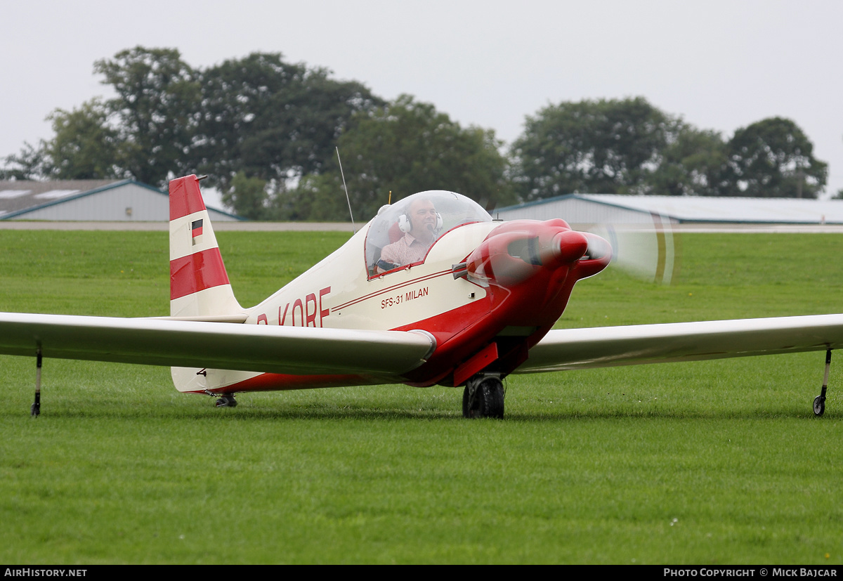 Aircraft Photo of D-KORE | Scheibe SFS-31 Milan | AirHistory.net #122699