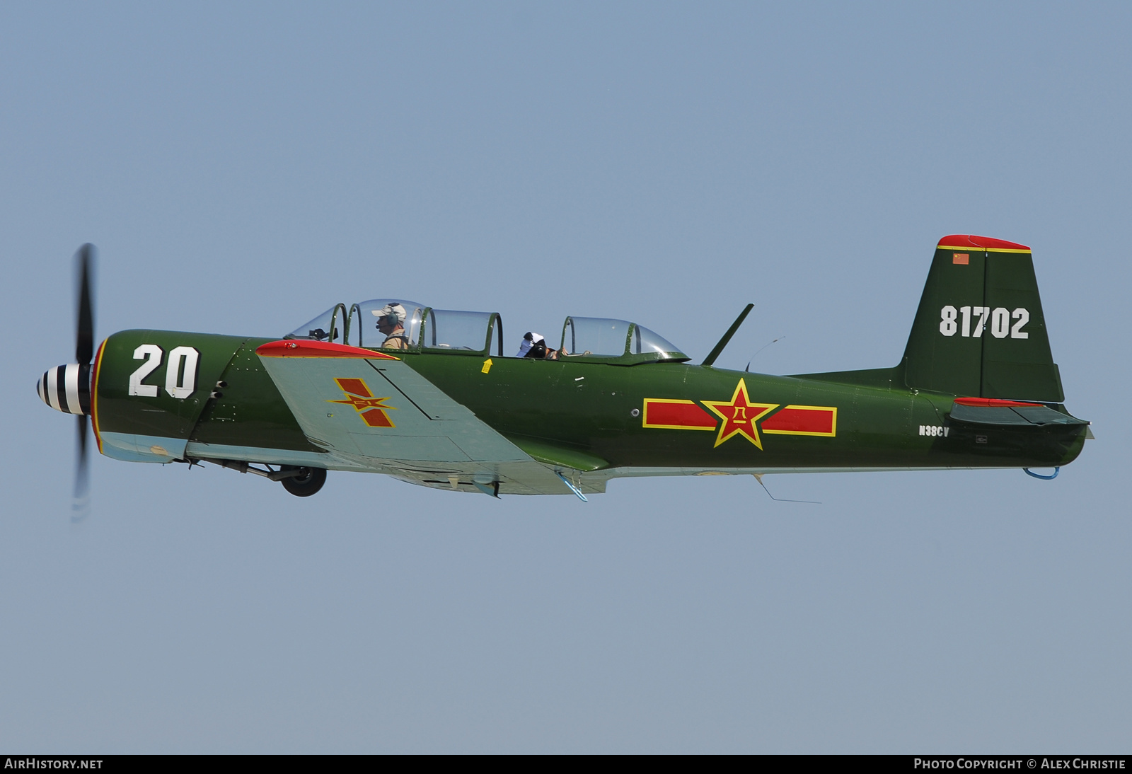 Aircraft Photo of N38CV / 81702 | Nanchang CJ-6A | China - Air Force | AirHistory.net #122721
