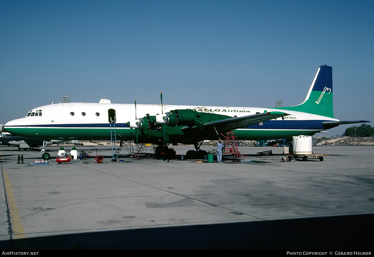 Aircraft Photo of EX-75427 | Ilyushin Il-18V | Daallo Airlines | AirHistory.net #122740