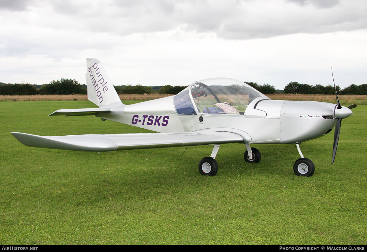 Aircraft Photo of G-TSKS | Cosmik EV-97 TeamEurostar UK | Purple Aviation | AirHistory.net #122749