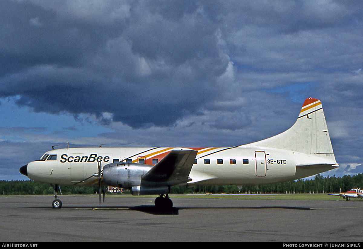 Aircraft Photo of SE-GTE | Convair 340-32 | ScanBee | AirHistory.net #122768