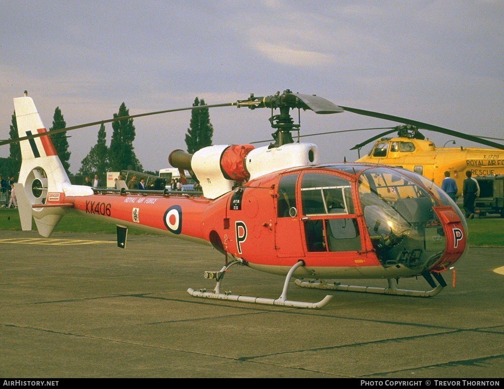 Aircraft Photo of XX406 | Aerospatiale SA-341D Gazelle HT3 | UK - Air Force | AirHistory.net #122792