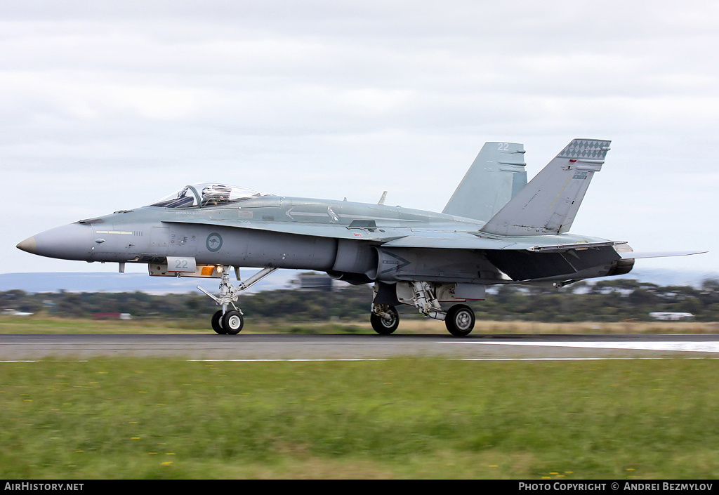 Aircraft Photo of A21-22 | McDonnell Douglas F/A-18A Hornet | Australia - Air Force | AirHistory.net #122801