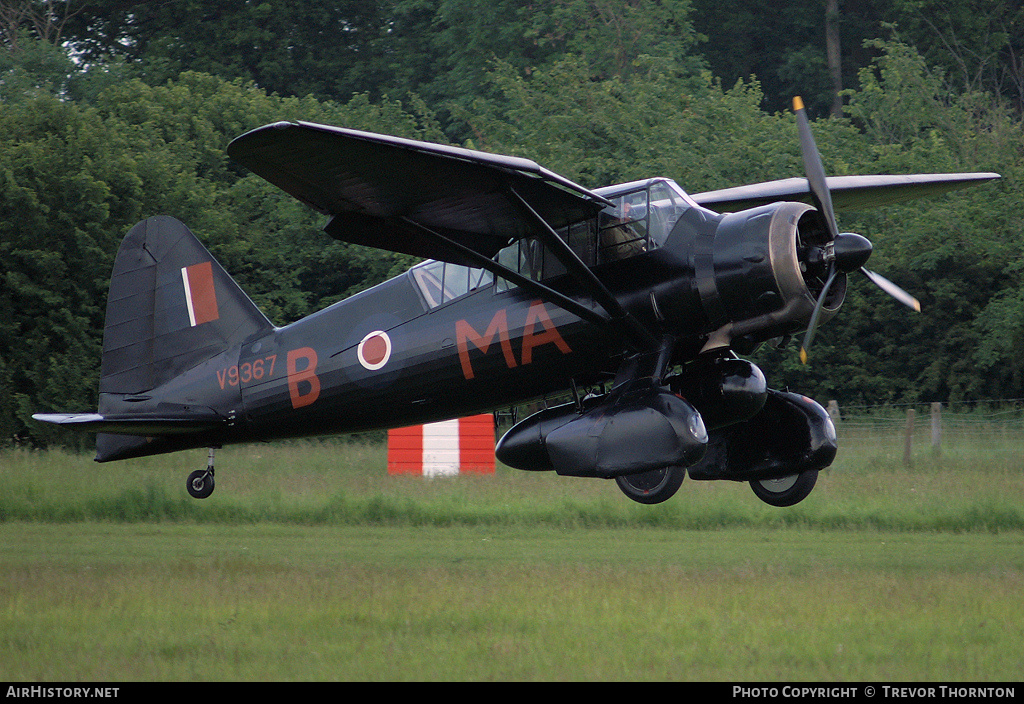 Aircraft Photo of G-AZWT / V9367 | Westland Lysander Mk.IIIA | UK - Air Force | AirHistory.net #122811