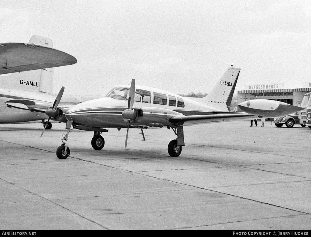 Aircraft Photo of G-ASDJ | Cessna 320A Skyknight | AirHistory.net #122821