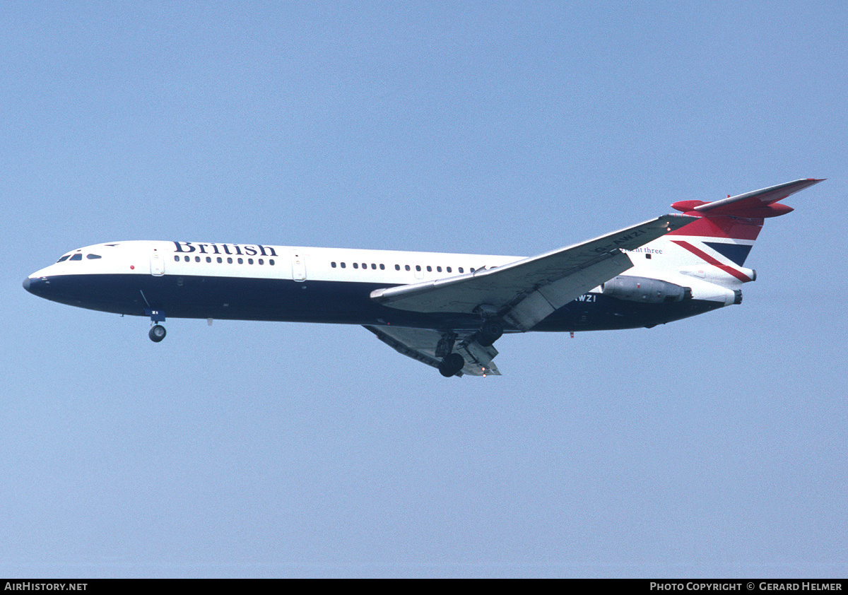 Aircraft Photo of G-AWZI | Hawker Siddeley HS-121 Trident 3B | British Airways | AirHistory.net #122826