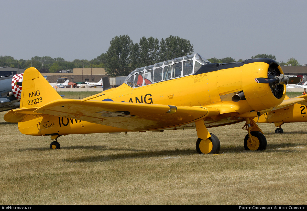 Aircraft Photo of N515SA / 28208 | North American AT-6D Texan | USA - Air Force | AirHistory.net #122831