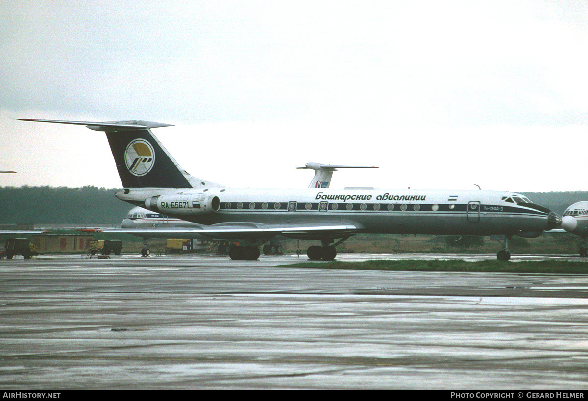 Aircraft Photo of RA-65671 | Tupolev Tu-134A-3 | BAL Bashkirian Airlines | AirHistory.net #122867