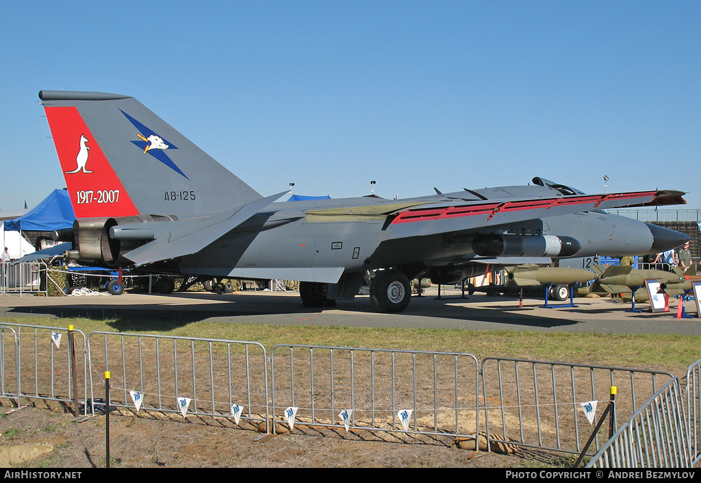Aircraft Photo of A8-125 | General Dynamics F-111C Aardvark | Australia - Air Force | AirHistory.net #122879