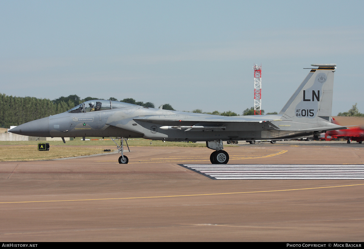 Aircraft Photo of 84-0015 / AF84-015 | McDonnell Douglas F-15C Eagle | USA - Air Force | AirHistory.net #122884