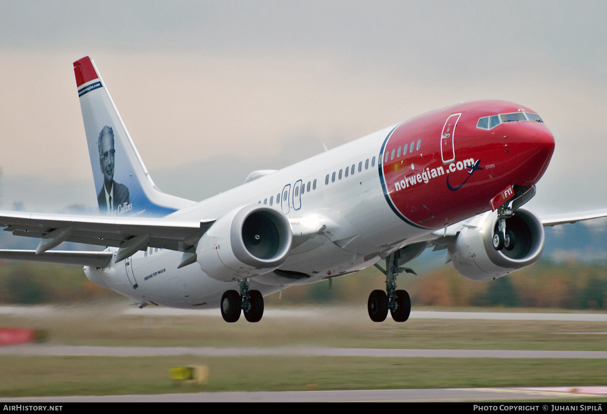 Aircraft Photo of EI-FYI | Boeing 737-8 Max 8 | Norwegian | AirHistory.net #122904