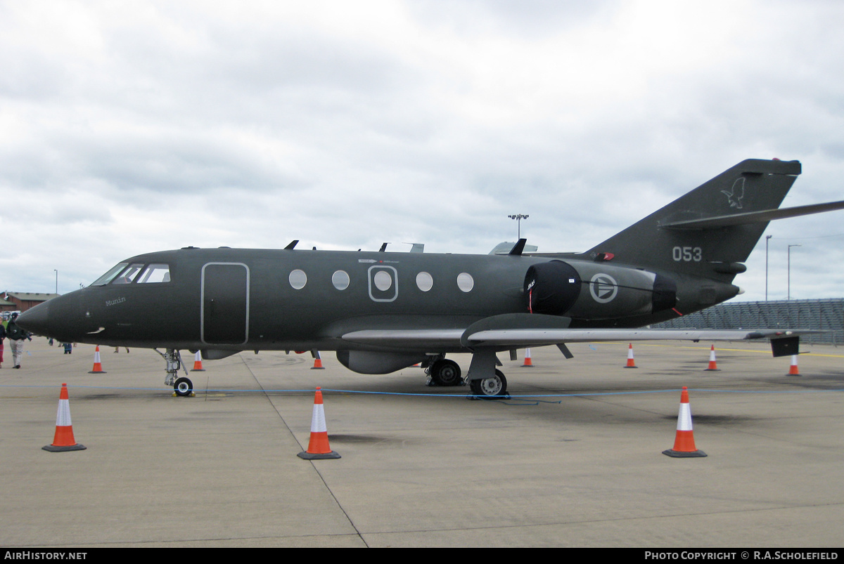 Aircraft Photo of 053 | Dassault Falcon 20ECM | Norway - Air Force | AirHistory.net #122909