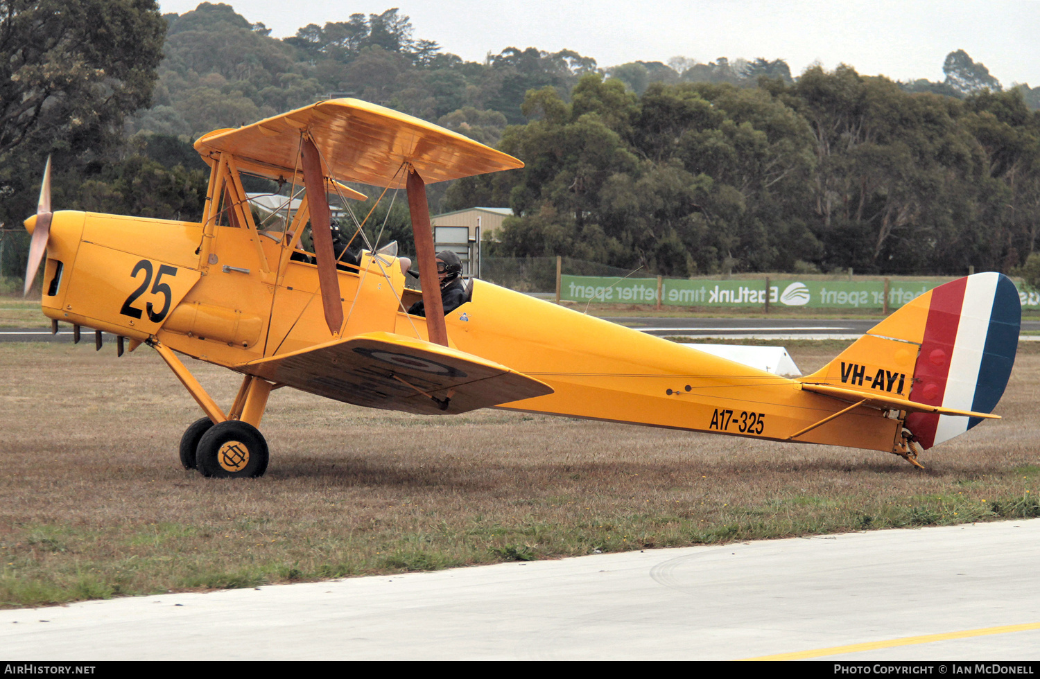 Aircraft Photo of VH-AYI / A17-325 | De Havilland D.H. 82A Tiger Moth | AirHistory.net #122929