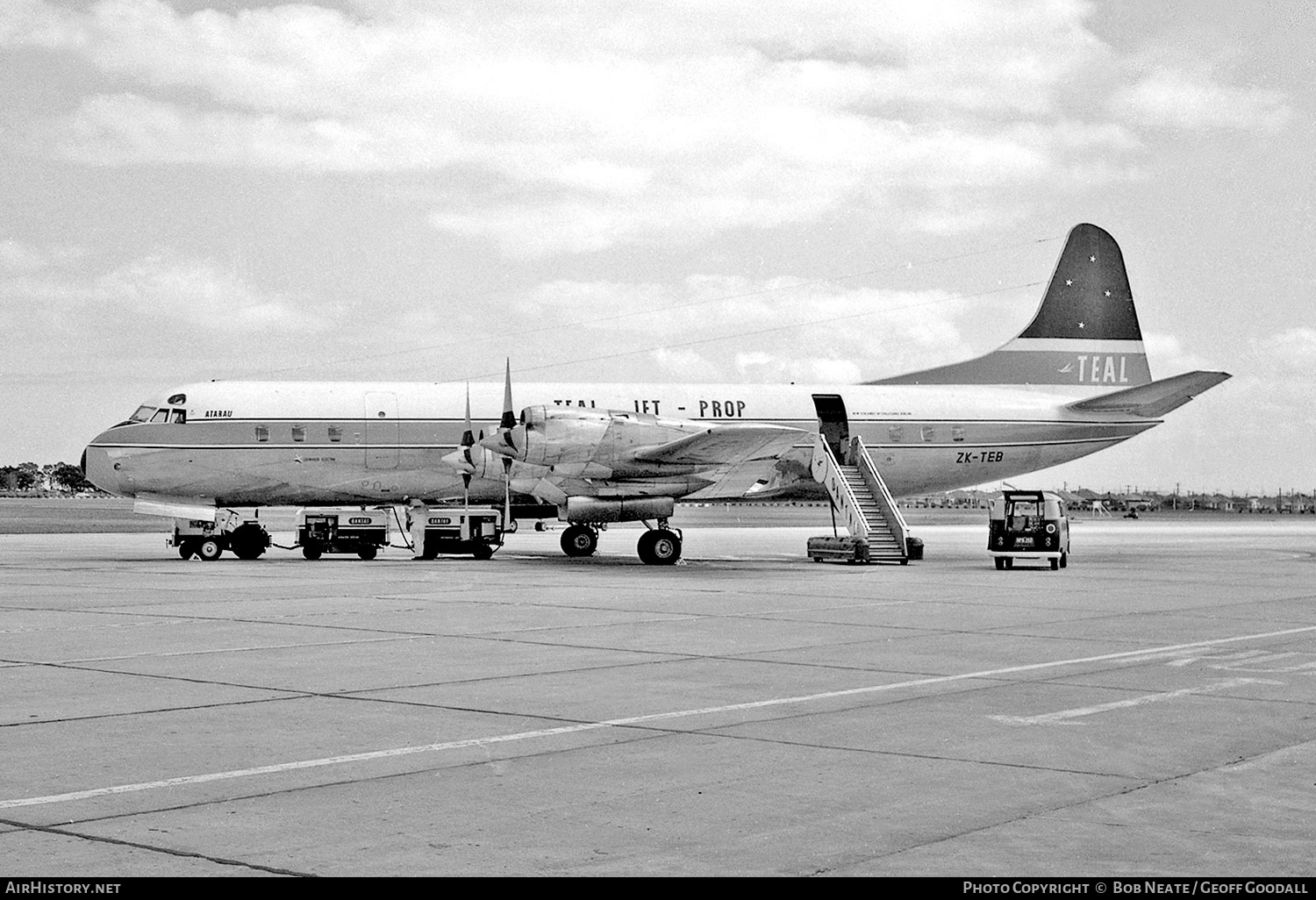 Aircraft Photo of ZK-TEB | Lockheed L-188C Electra | TEAL - Tasman Empire Airways | AirHistory.net #122930