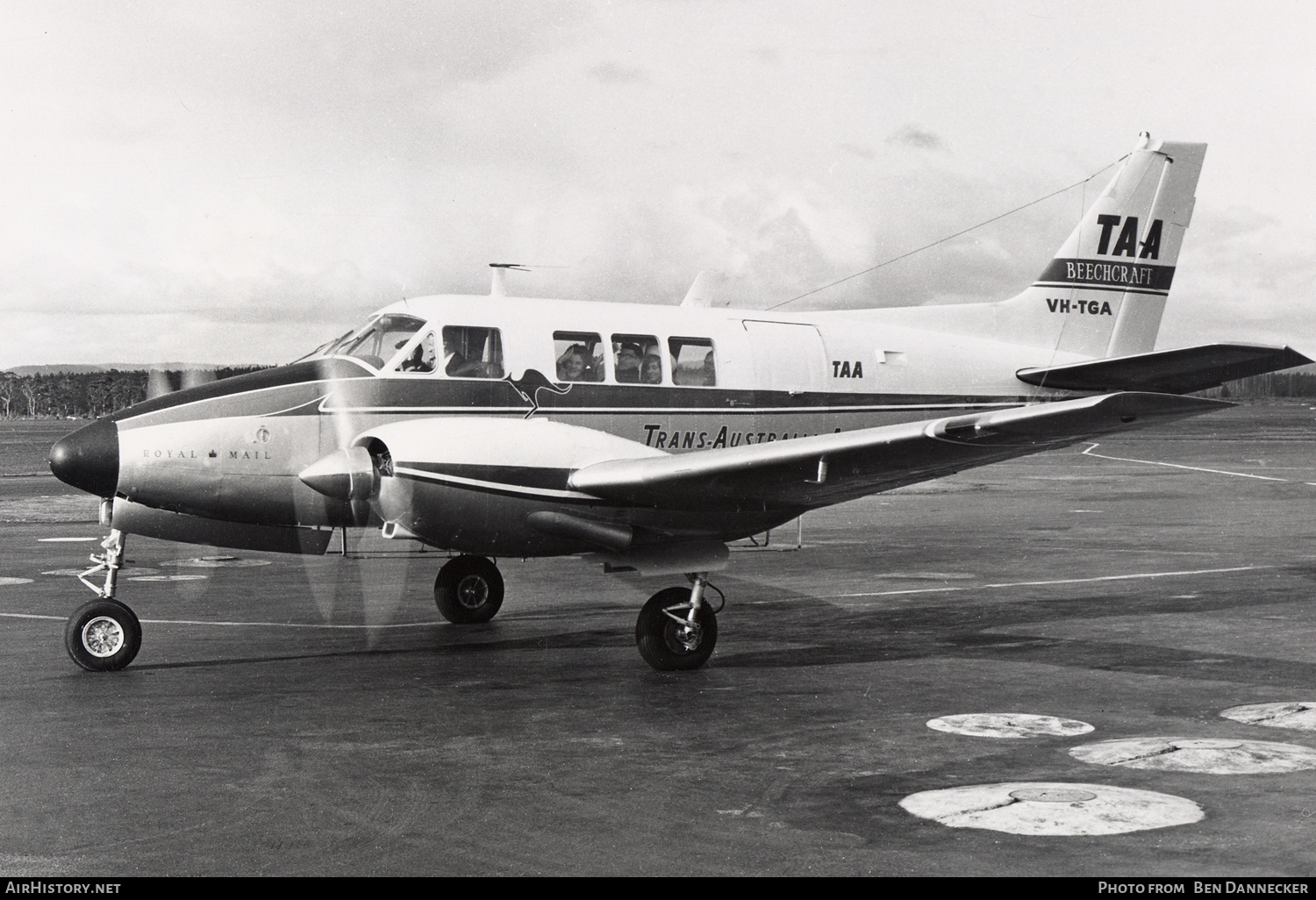 Aircraft Photo of VH-TGA | Beech 65-A80 Queen Air | Trans-Australia Airlines - TAA | AirHistory.net #122939