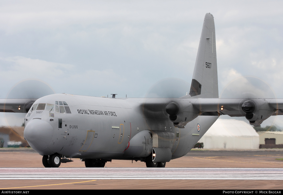 Aircraft Photo of 5607 | Lockheed Martin C-130J-30 Hercules | Norway - Air Force | AirHistory.net #122965