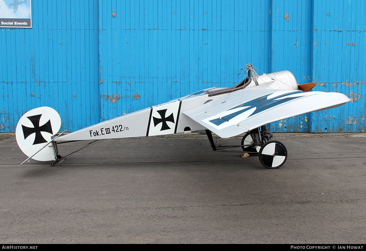 Aircraft Photo of G-FOKR / 422/15 | Fokker E.III (replica) | Germany - Air Force | AirHistory.net #122966