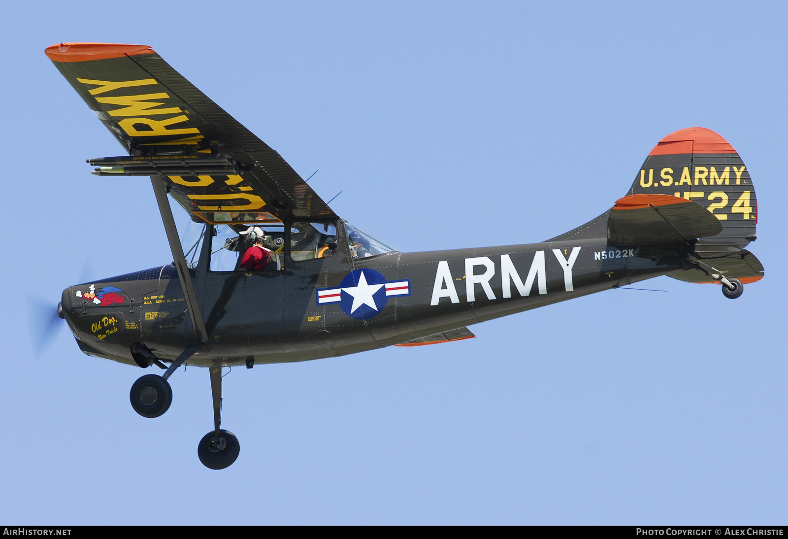 Aircraft Photo of N5022K / 0-1524 | Cessna L-19A-IT Bird Dog (305A) | USA - Army | AirHistory.net #122990