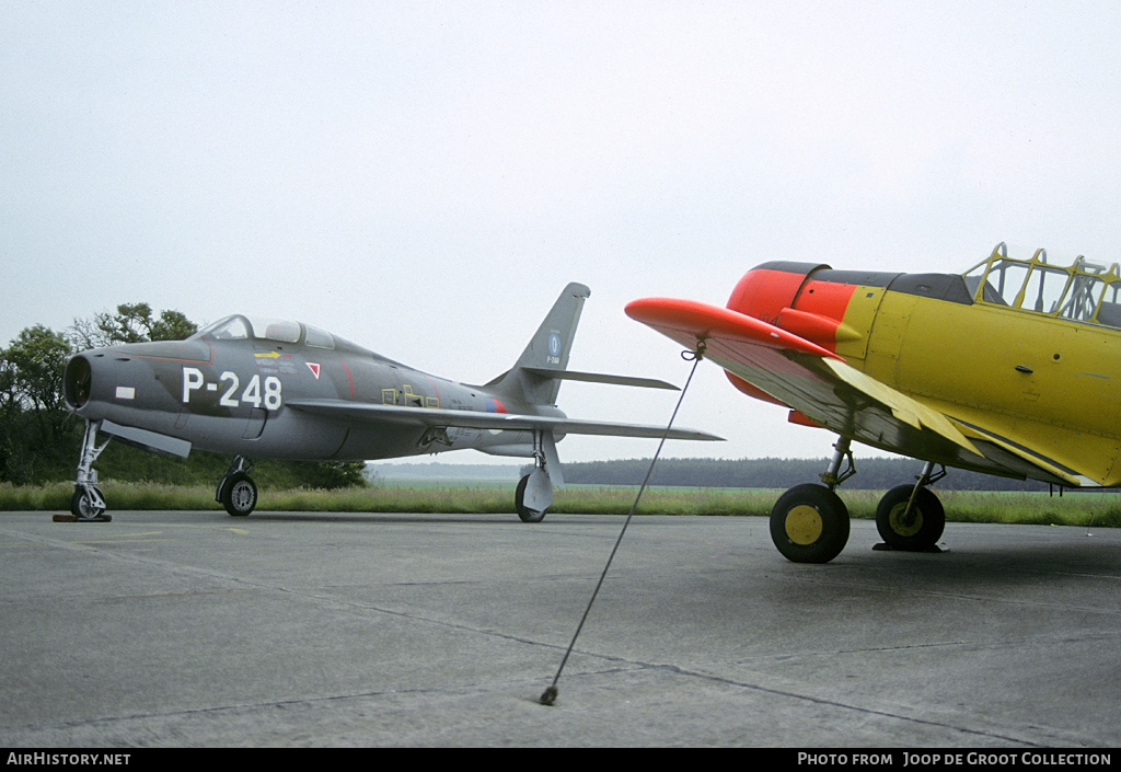 Aircraft Photo of P-248 | Republic F-84F Thunderstreak | Netherlands - Air Force | AirHistory.net #122996