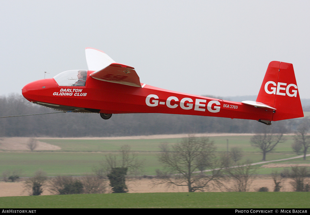 Aircraft Photo of G-CGEG | Schleicher K-8B | Darlton Gliding Club | AirHistory.net #123003