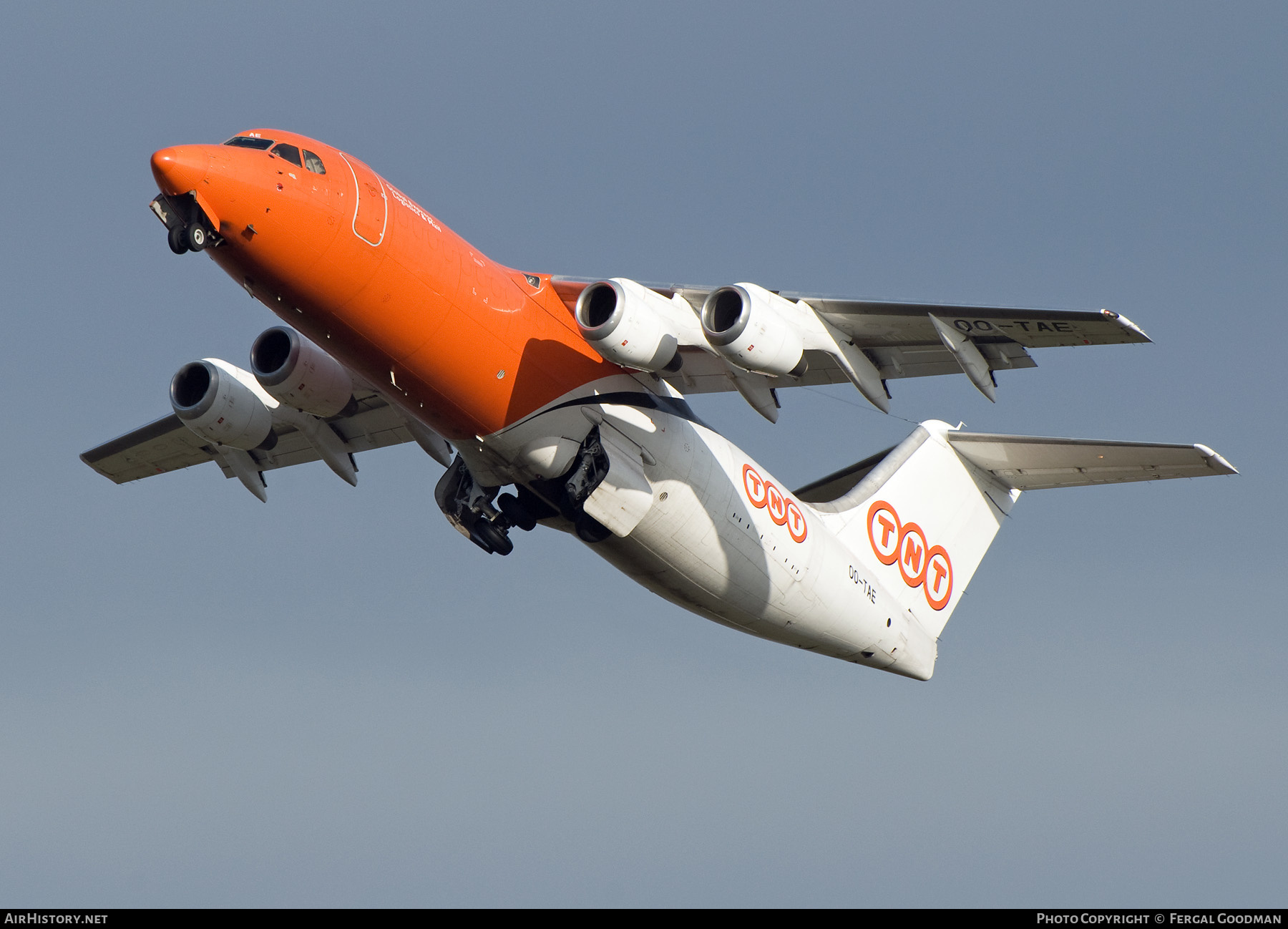 Aircraft Photo of OO-TAE | British Aerospace BAe-146-300QT Quiet Trader | TNT Airways | AirHistory.net #123016