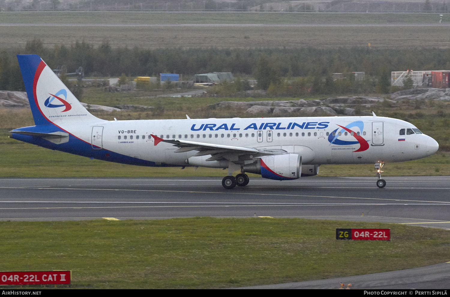 Aircraft Photo of VQ-BRE | Airbus A320-214 | Ural Airlines | AirHistory.net #123017