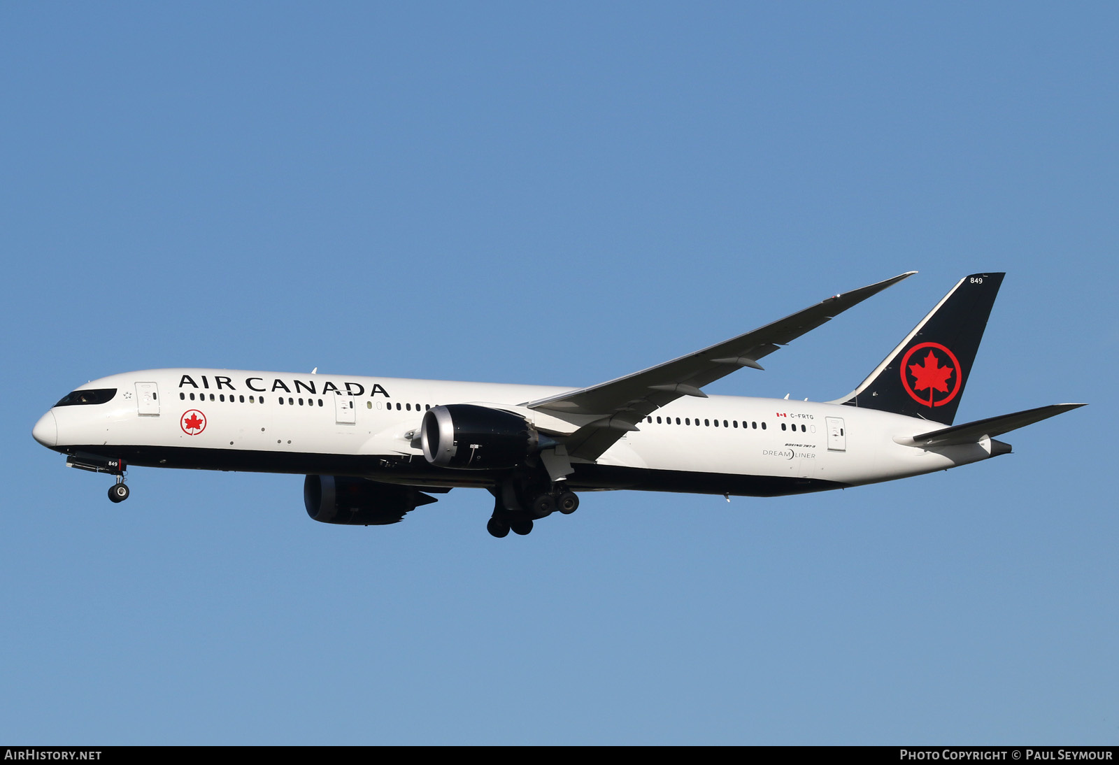 Aircraft Photo of C-FRTG | Boeing 787-9 Dreamliner | Air Canada | AirHistory.net #123051