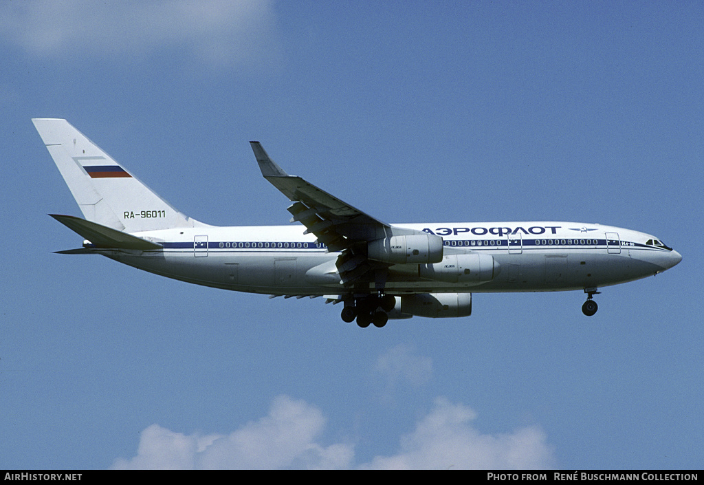 Aircraft Photo of RA-96011 | Ilyushin Il-96-300 | Aeroflot | AirHistory.net #123052