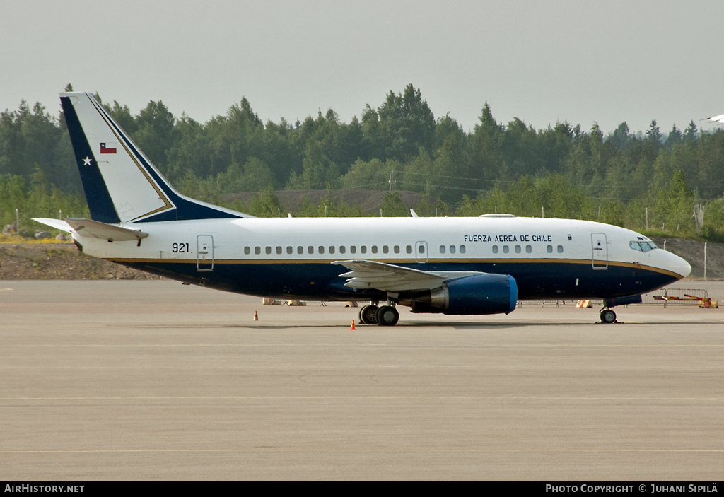 Aircraft Photo of 921 | Boeing 737-58N | Chile - Air Force | AirHistory.net #123054
