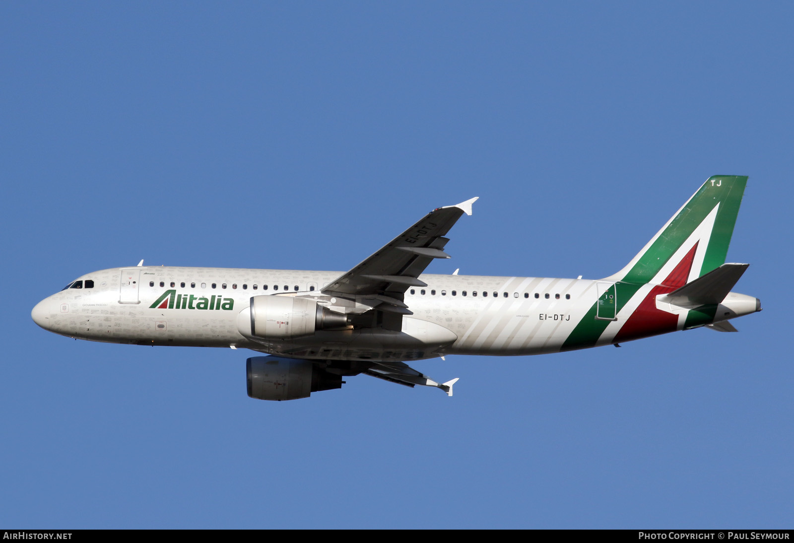 Aircraft Photo of EI-DTJ | Airbus A320-216 | Alitalia | AirHistory.net #123055