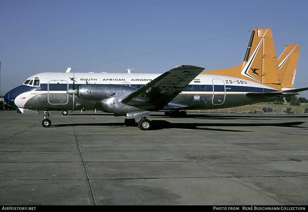 Aircraft Photo of ZS-SBU | Hawker Siddeley HS-748 Srs2A/272 | South African Airways - Suid-Afrikaanse Lugdiens | AirHistory.net #123056