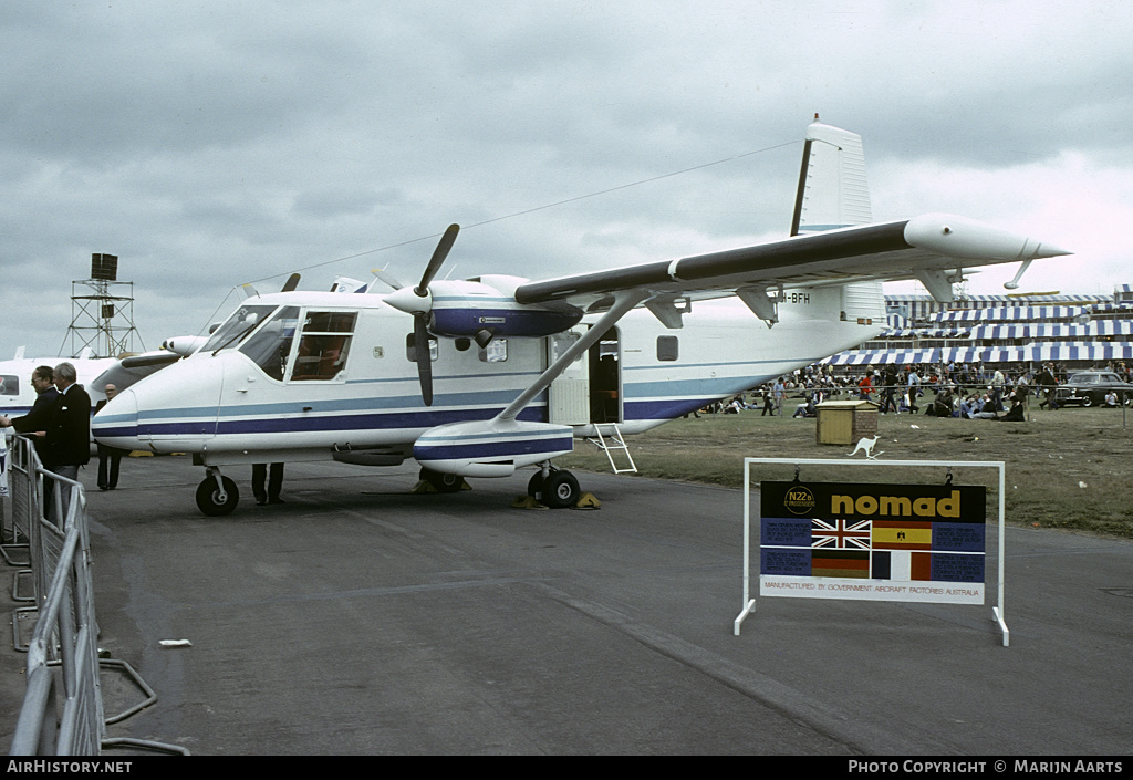 Aircraft Photo of VH-BFH | GAF N-22B Nomad | AirHistory.net #123059