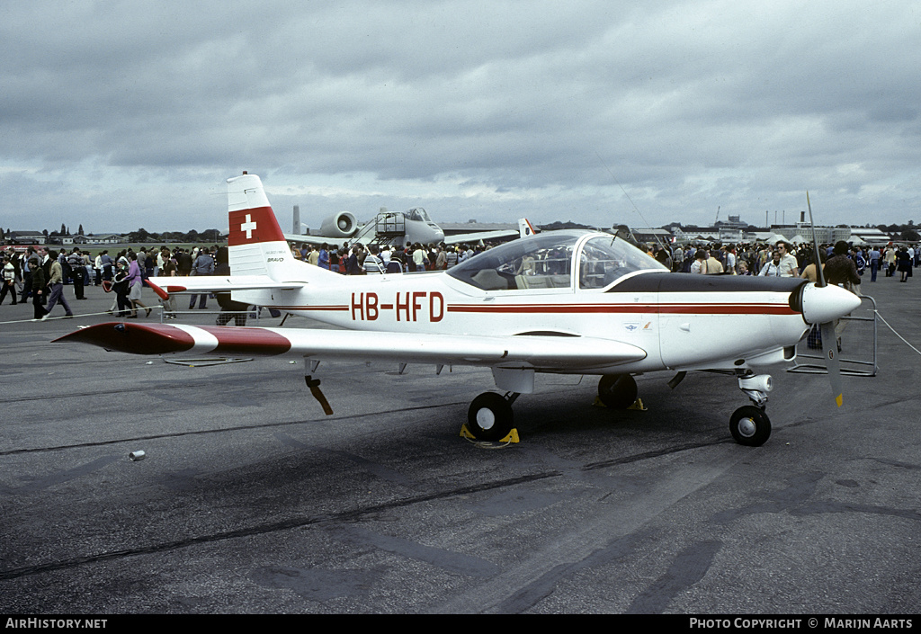 Aircraft Photo of HB-HFD | FFA AS-202/18A Bravo | AirHistory.net #123064