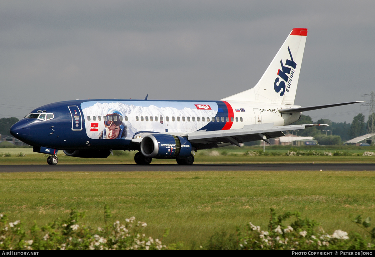 Aircraft Photo of OM-SEC | Boeing 737-5Y0 | SkyEurope Airlines | AirHistory.net #123076