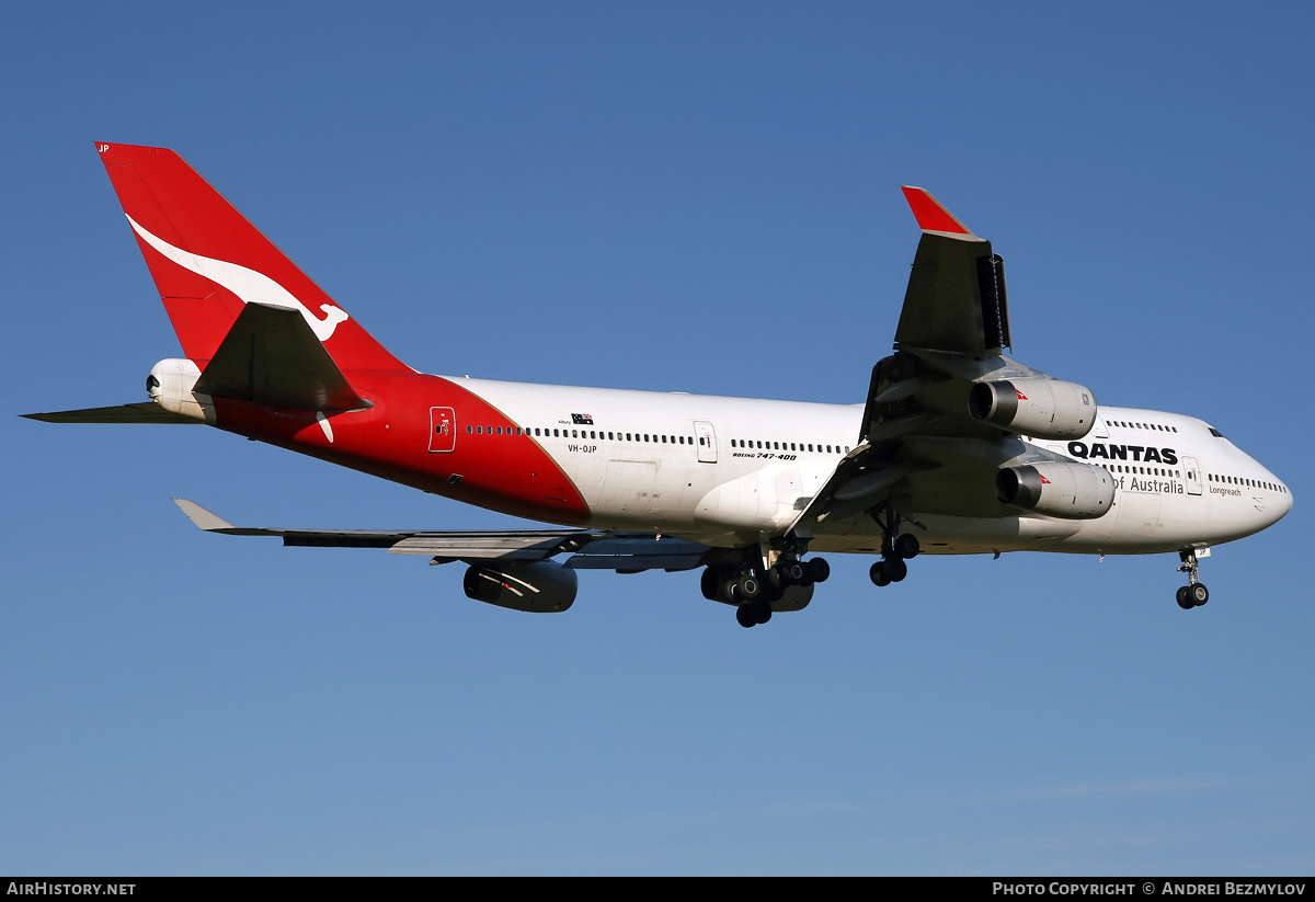 Aircraft Photo of VH-OJP | Boeing 747-438 | Qantas | AirHistory.net #123124