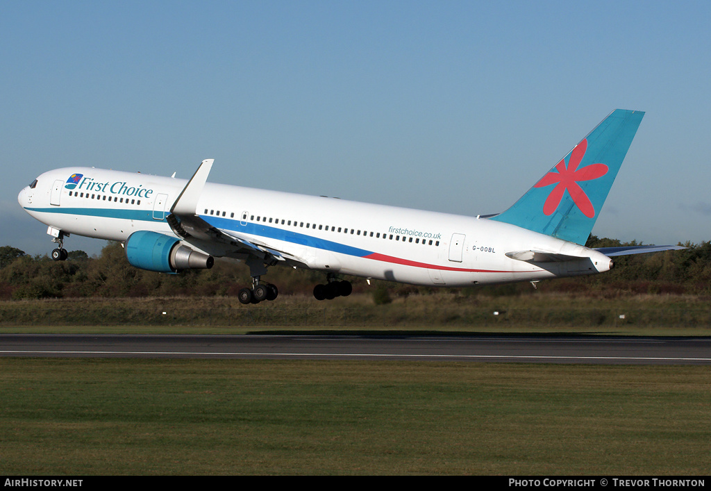 Aircraft Photo of G-OOBL | Boeing 767-324/ER | First Choice Airways | AirHistory.net #123145