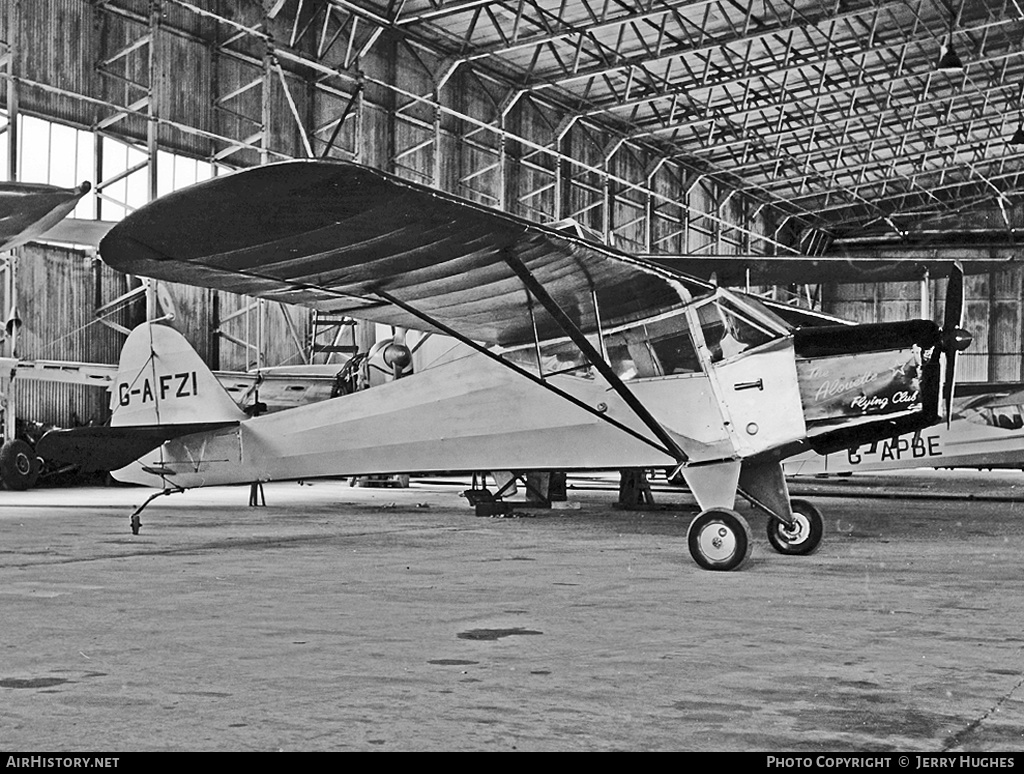 Aircraft Photo of G-AFZI | Taylorcraft Plus D | The Alouette Flying Club | AirHistory.net #123151