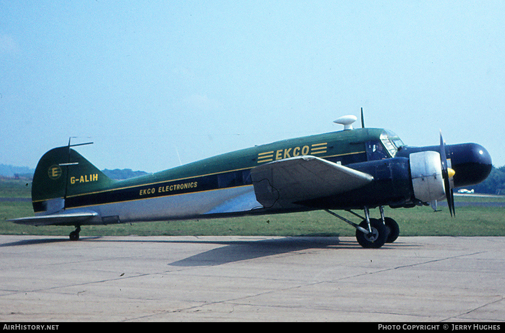 Aircraft Photo of G-ALIH | Avro 652A Anson 11 | Ekco Electronics | AirHistory.net #123152