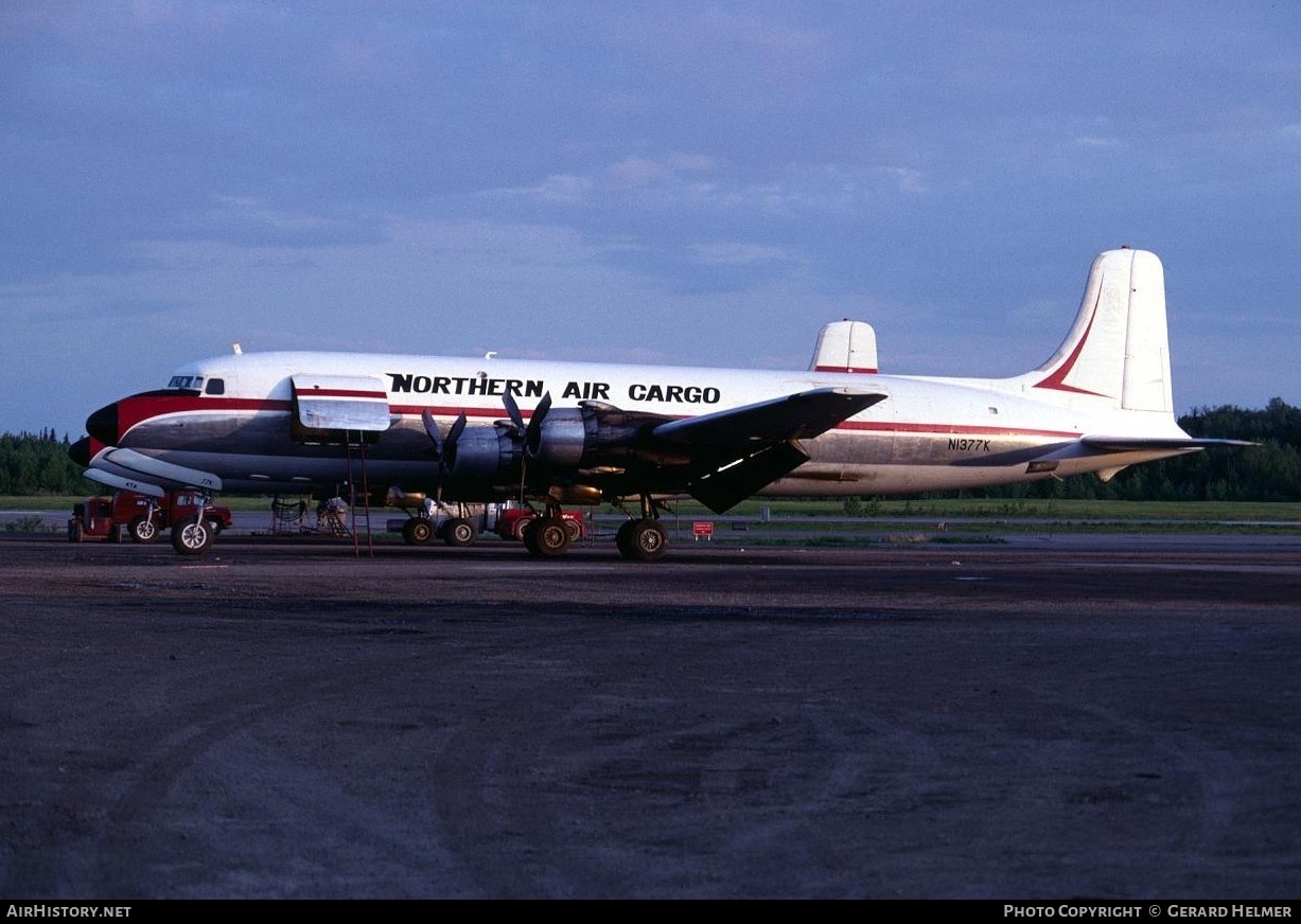 Aircraft Photo of N1377K | Douglas C-118A Liftmaster (DC-6A) | Northern Air Cargo - NAC | AirHistory.net #123156