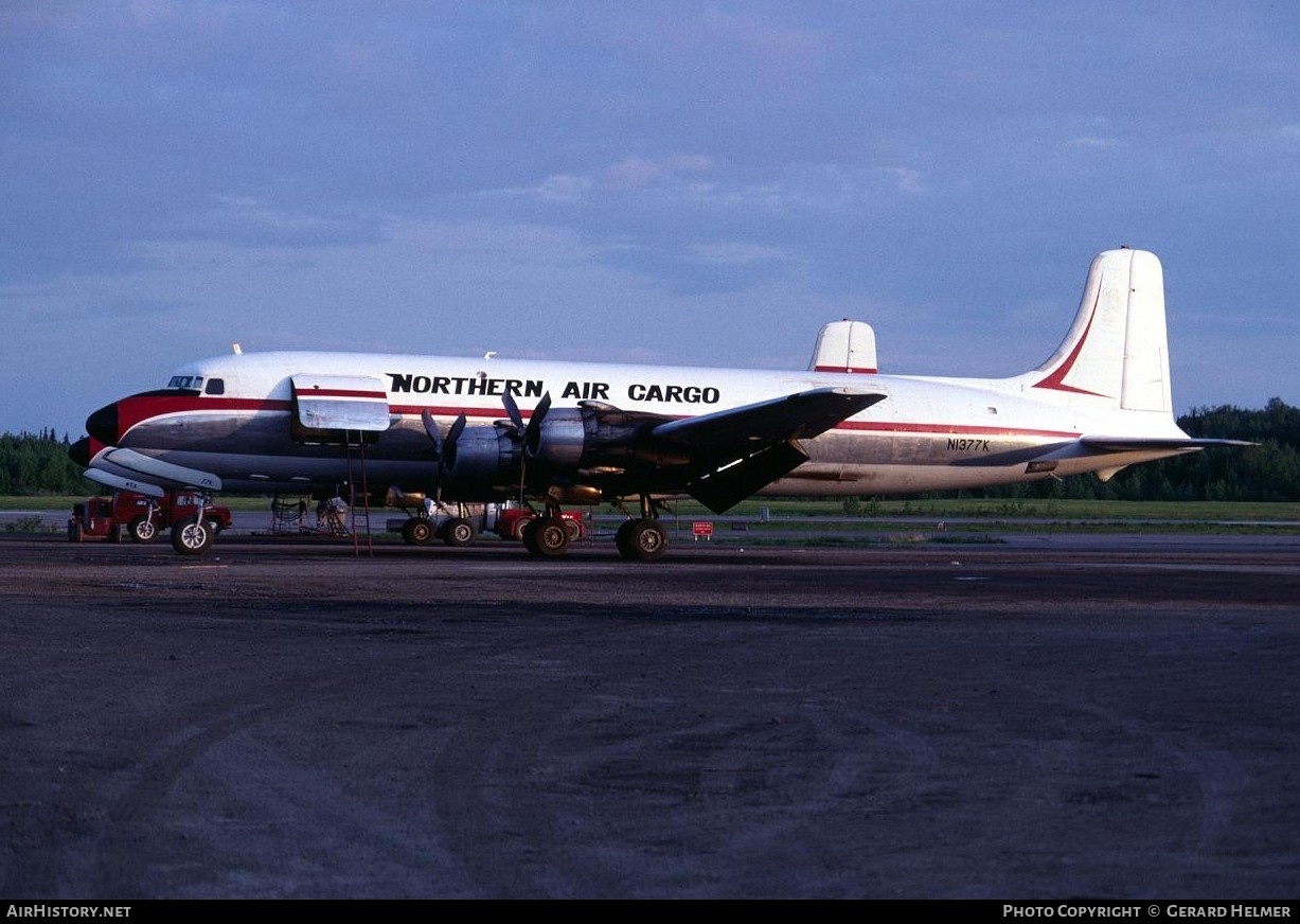 Aircraft Photo of N1377K | Douglas C-118A Liftmaster | Northern Air Cargo - NAC | AirHistory.net #123156
