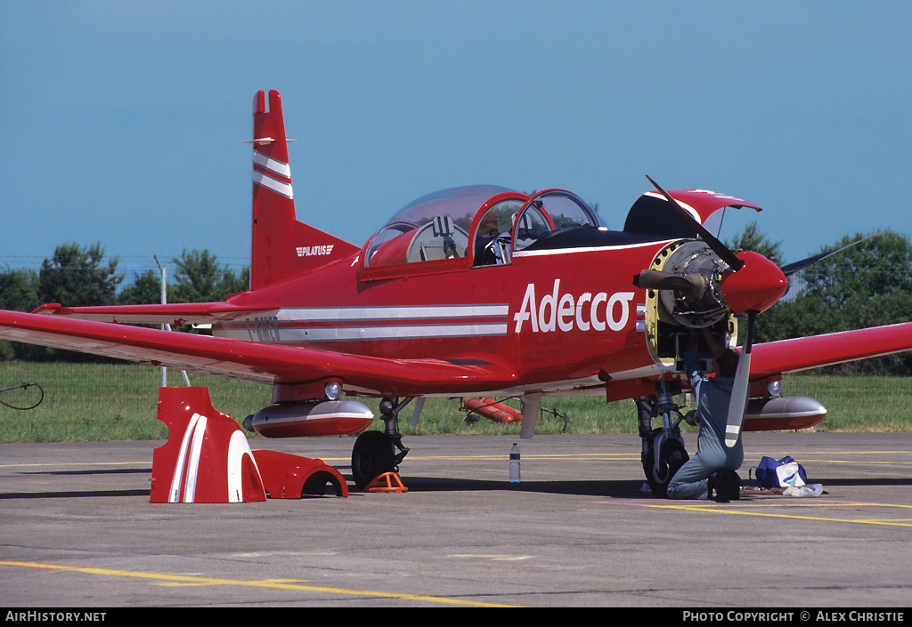 Aircraft Photo of F-GMEB | Pilatus PC-7 | Patrouille Adecco | AirHistory.net #123195