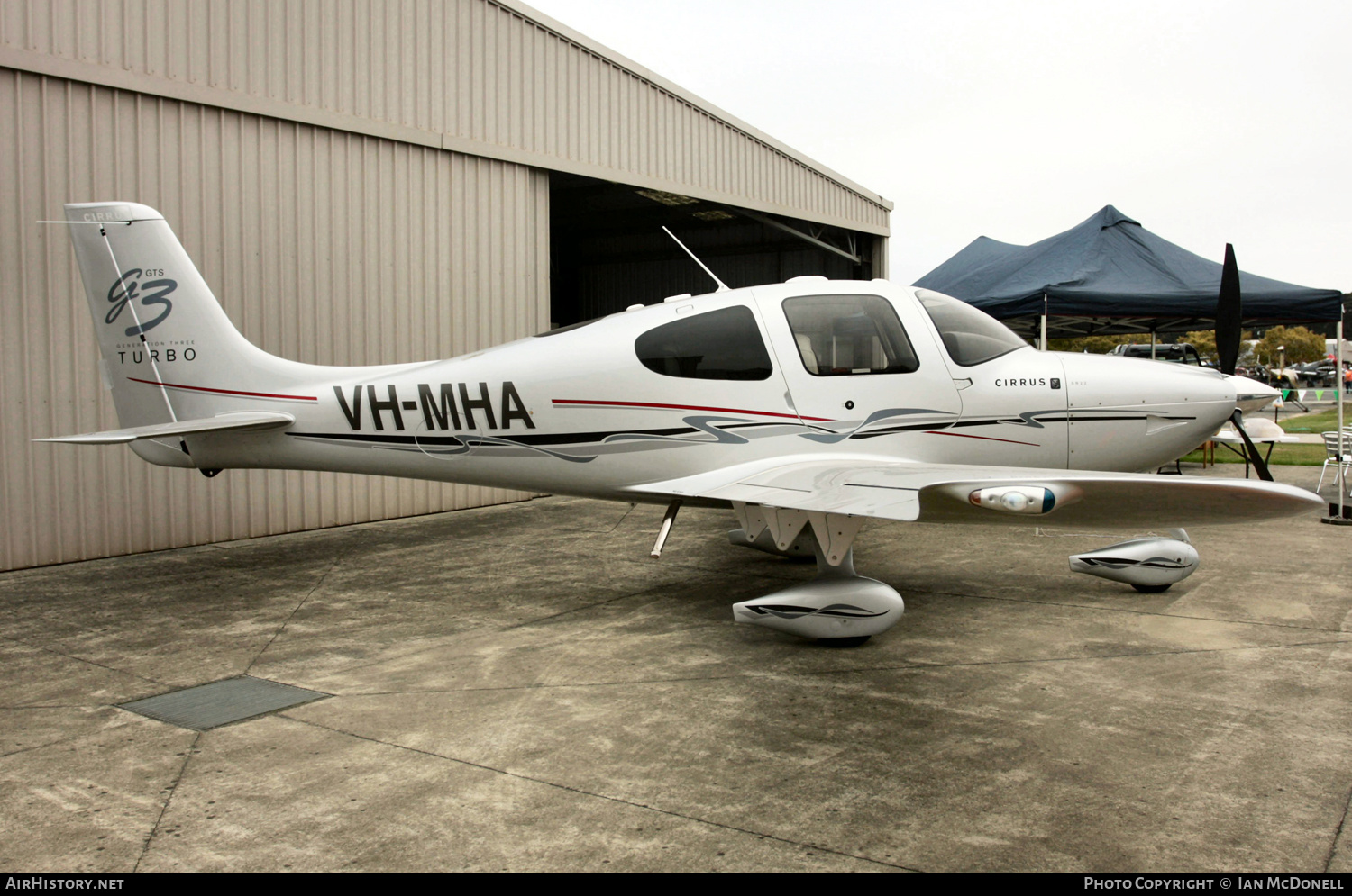 Aircraft Photo of VH-MHA | Cirrus SR-22 G3-GTS Turbo | AirHistory.net #123217