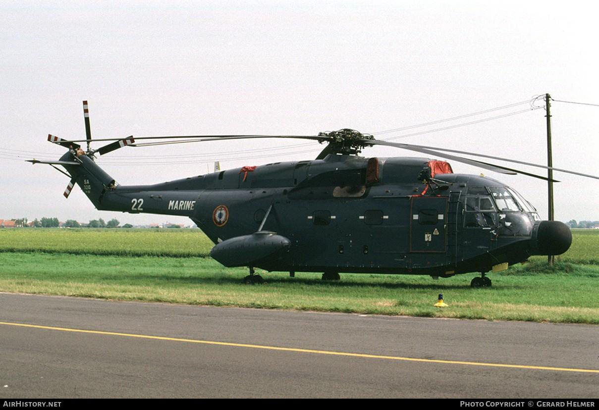 Aircraft Photo of 122 / 22 | Sud SA-321G Super Frelon | France - Navy | AirHistory.net #123219