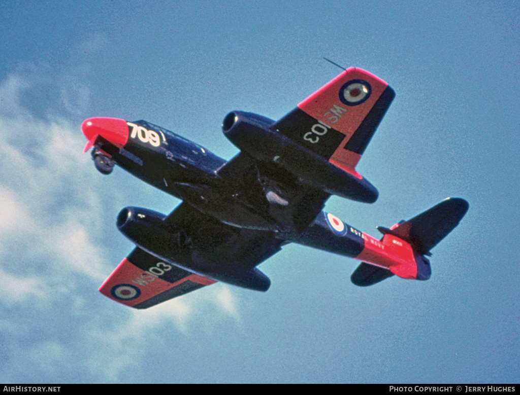 Aircraft Photo of WS103 | Gloster Meteor T7 | UK - Navy | AirHistory.net #123226