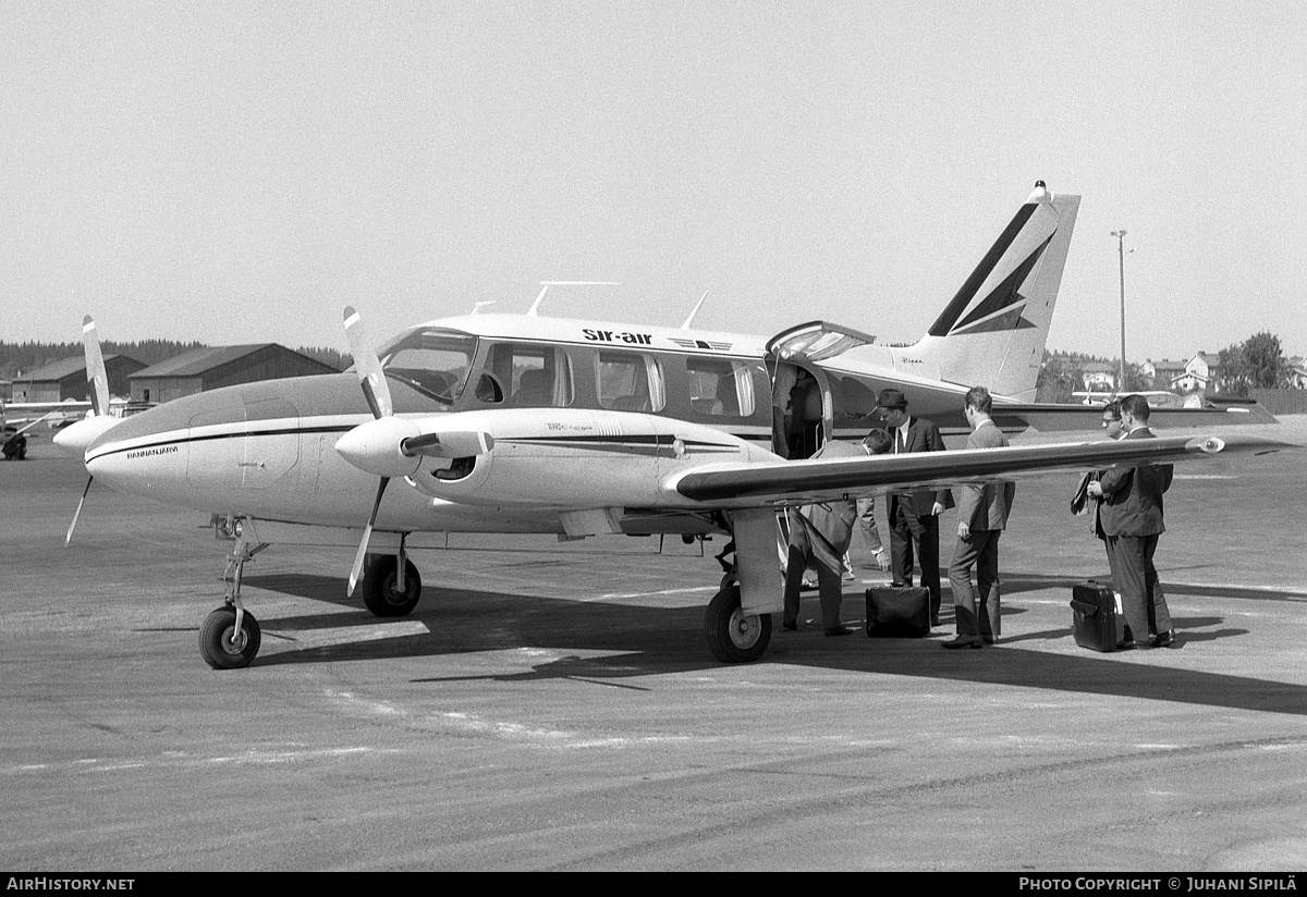 Aircraft Photo of OH-PNB | Piper PA-31-310 Navajo | Sir-Air | AirHistory.net #123227