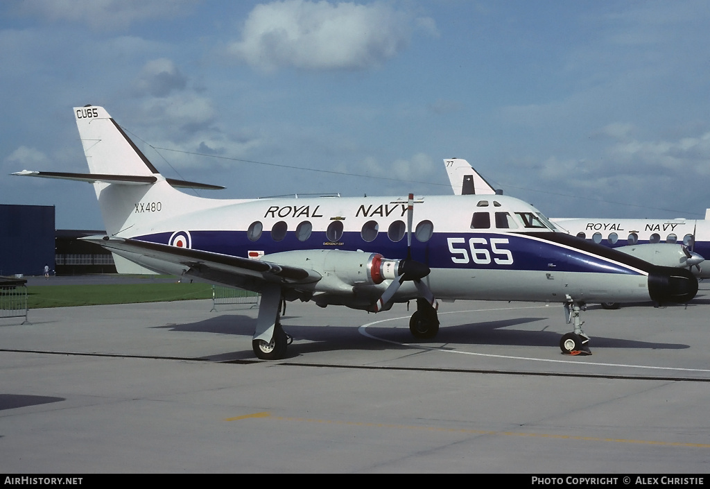 Aircraft Photo of XX480 | Scottish Aviation HP-137 Jetstream T2 | UK - Navy | AirHistory.net #123243