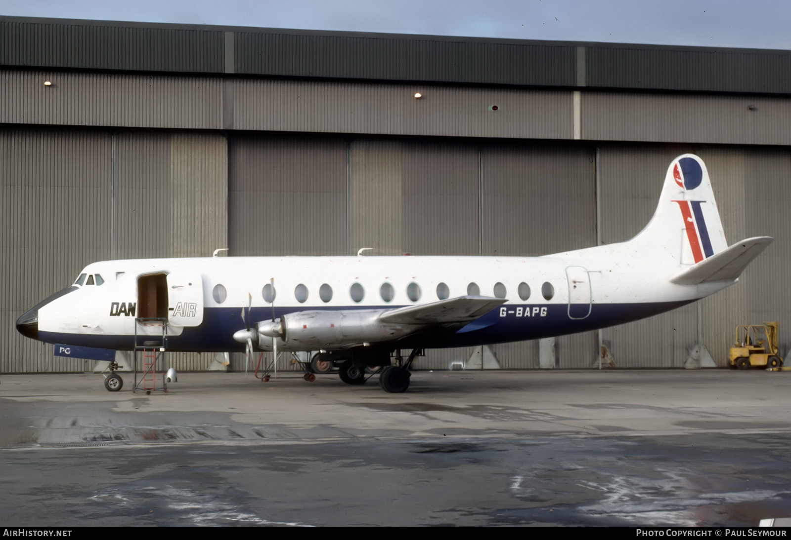 Aircraft Photo of G-BAPG | Vickers 814 Viscount | Dan-Air London | AirHistory.net #123295