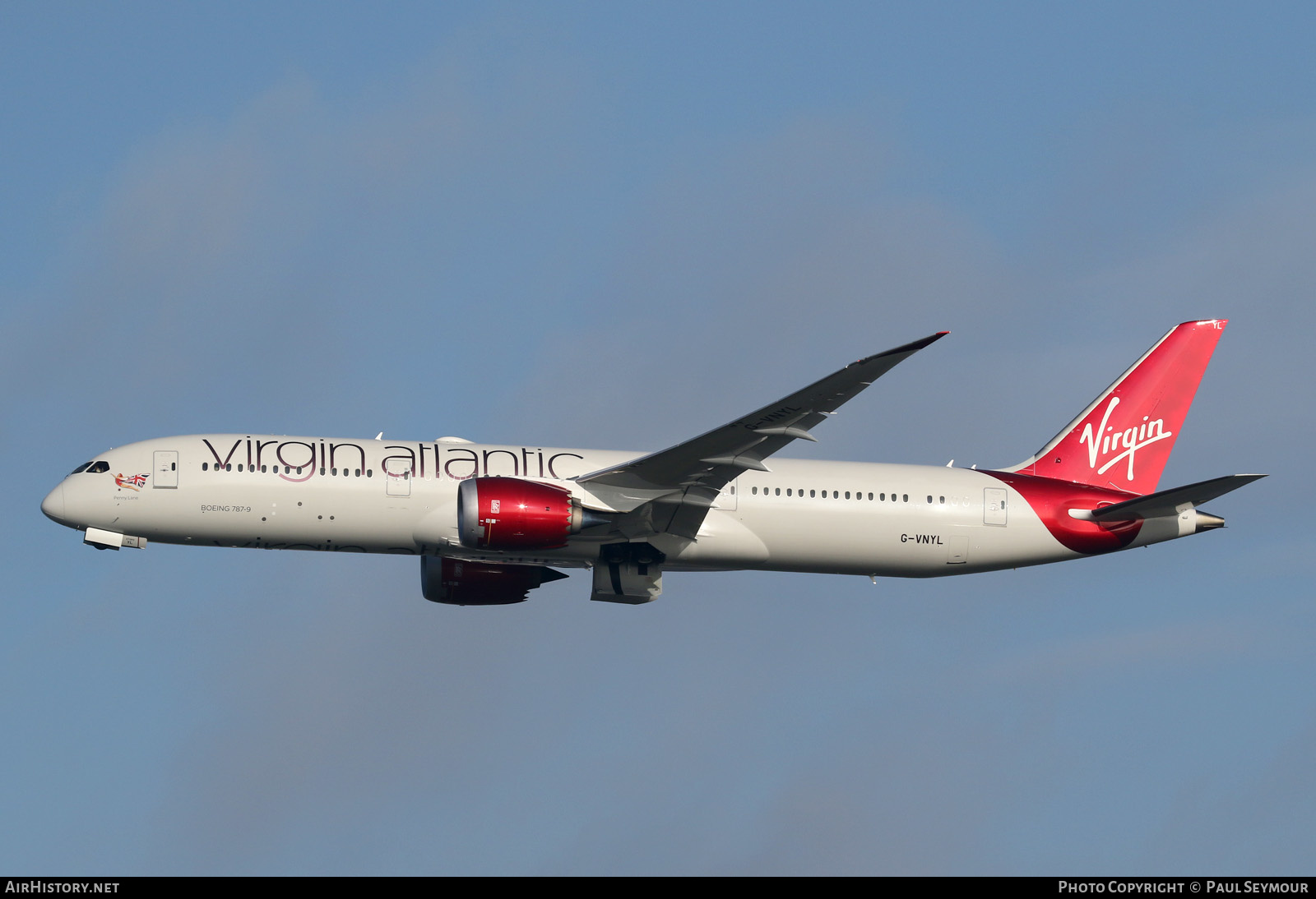 Aircraft Photo of G-VNYL | Boeing 787-9 Dreamliner | Virgin Atlantic Airways | AirHistory.net #123296