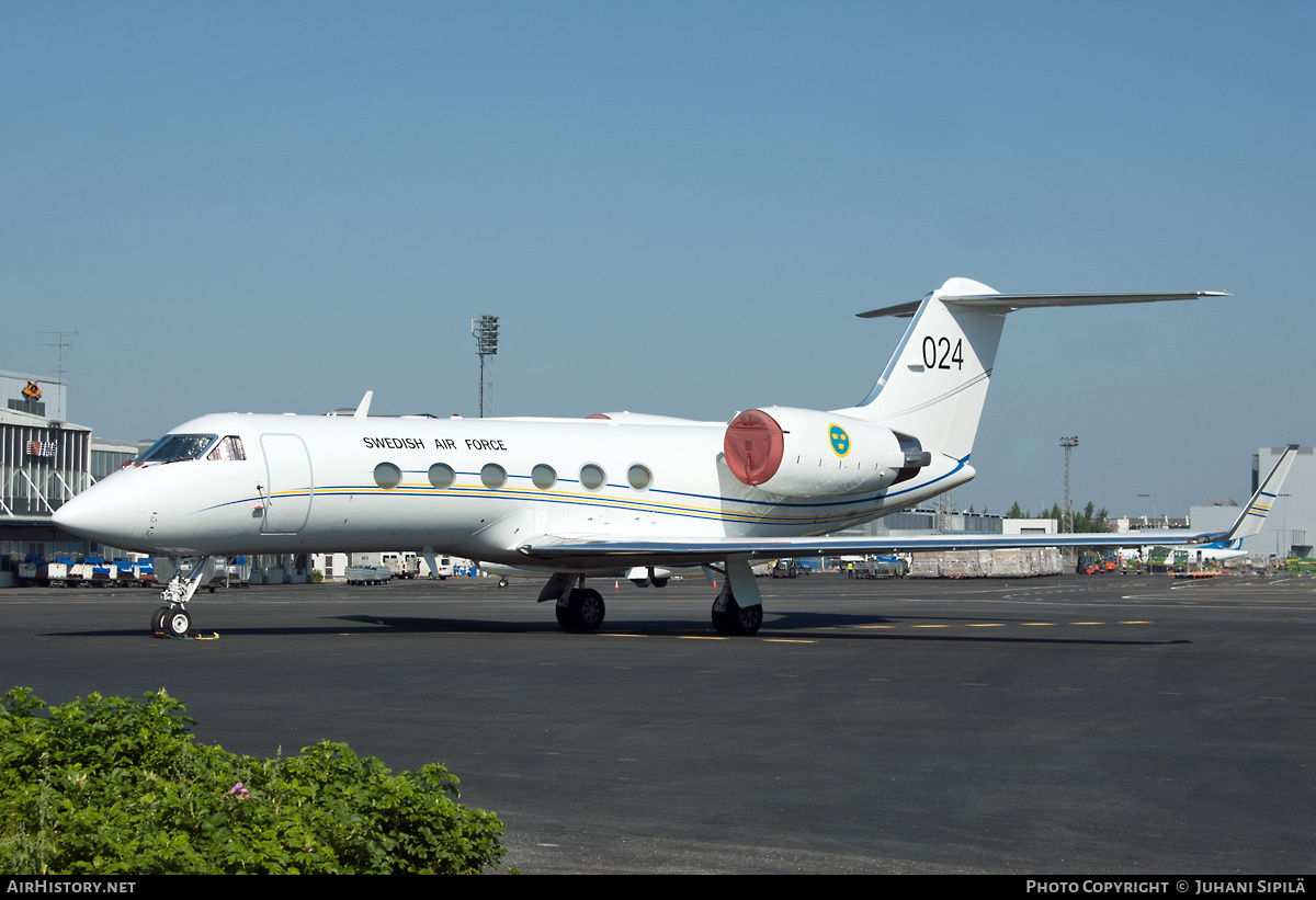 Aircraft Photo of 102004 | Gulfstream Aerospace Tp102C Gulfstream IV (G-IV-SP) | Sweden - Air Force | AirHistory.net #123305